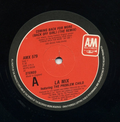 L.A. Mix : Coming Back For More (Remix) (12")