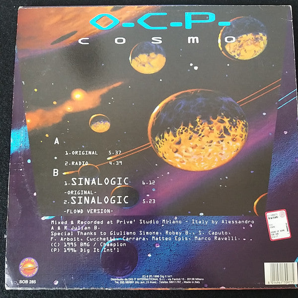 O.C.P. (3) : Cosmo (12", Single)