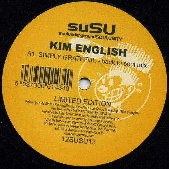 Kim English : Simply Grateful (12", Ltd)