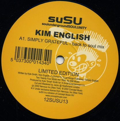 Kim English : Simply Grateful (12", Ltd)