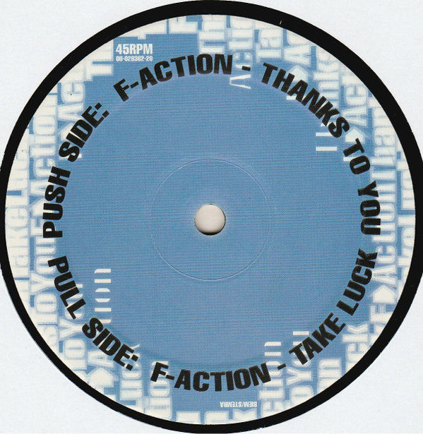 F-Action : Thanks To You (12")