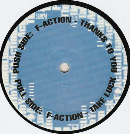 F-Action : Thanks To You (12")