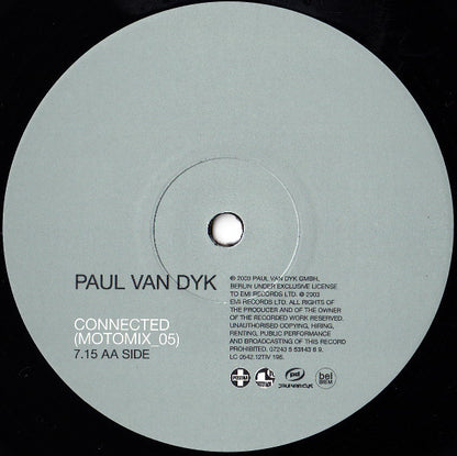 Paul van Dyk Featuring Vega 4 : Time Of Our Lives / Connected (12")