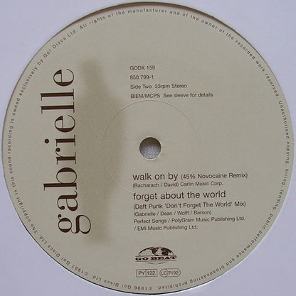 Gabrielle : Walk On By (12", Single)