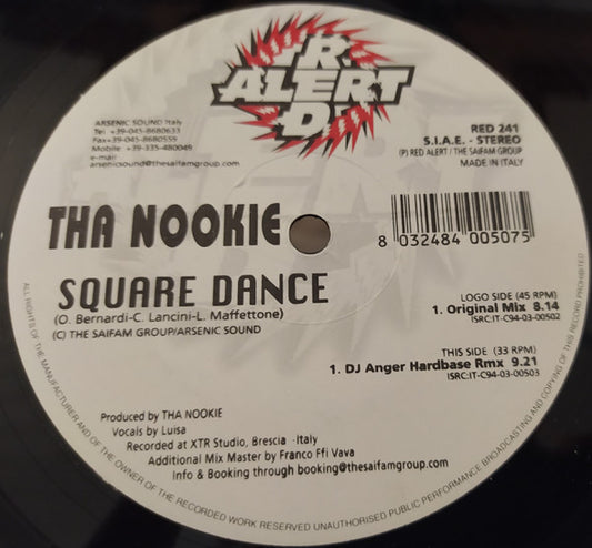 Tha Nookie : Square Dance (12")