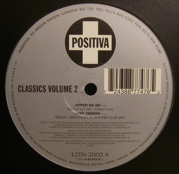 Various : Positiva Classics Volume 2 (12")