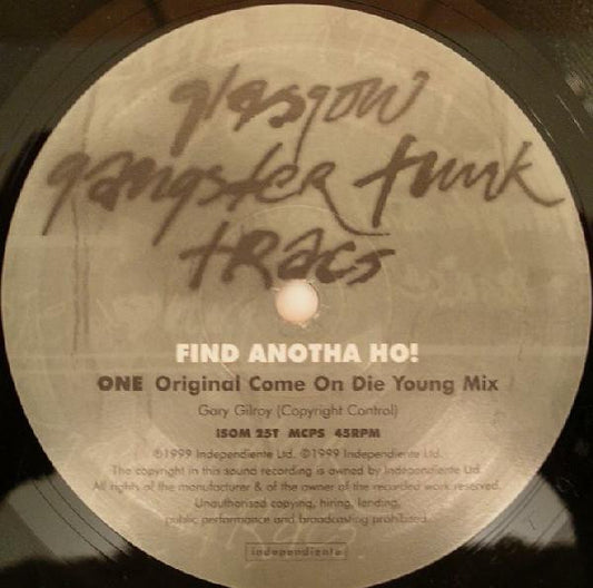 Glasgow Gangster Funk Tracs* : Find Anotha Ho! (12")