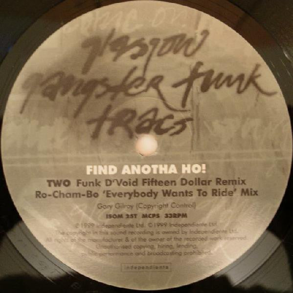 Glasgow Gangster Funk Tracs* : Find Anotha Ho! (12")