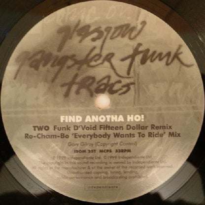 Glasgow Gangster Funk Tracs* : Find Anotha Ho! (12")