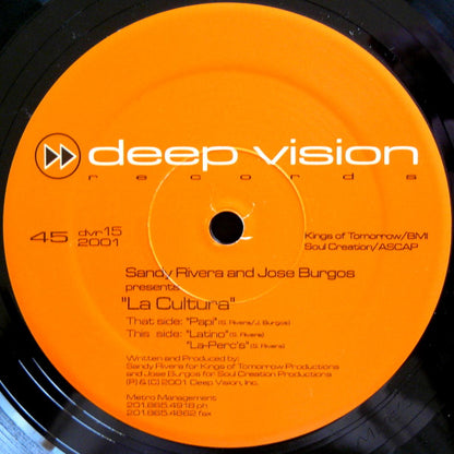 Sandy Rivera & Jose Burgos : La Cultura (12")