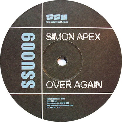Simon Apex / Storm & Herman (2) : Over Again / Breakin My Heart (12")