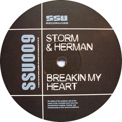 Simon Apex / Storm & Herman (2) : Over Again / Breakin My Heart (12")