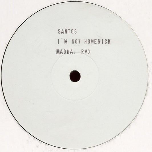 Santos : I'm Not Homesick / Gimme Da Mike (12", W/Lbl, Sta)