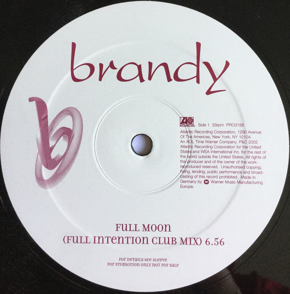 Brandy (2) : Full Moon (12", Promo)