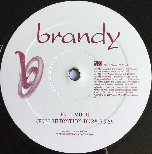 Brandy (2) : Full Moon (12", Promo)
