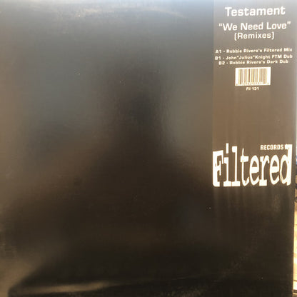Testament : We Need Love (12")