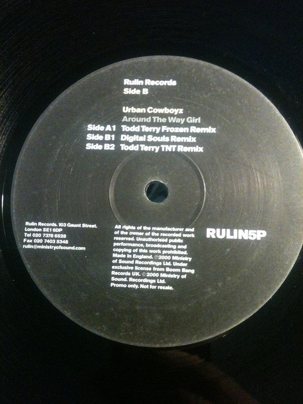 Urban Cowboyz : Around The Way Girl (12", Promo)