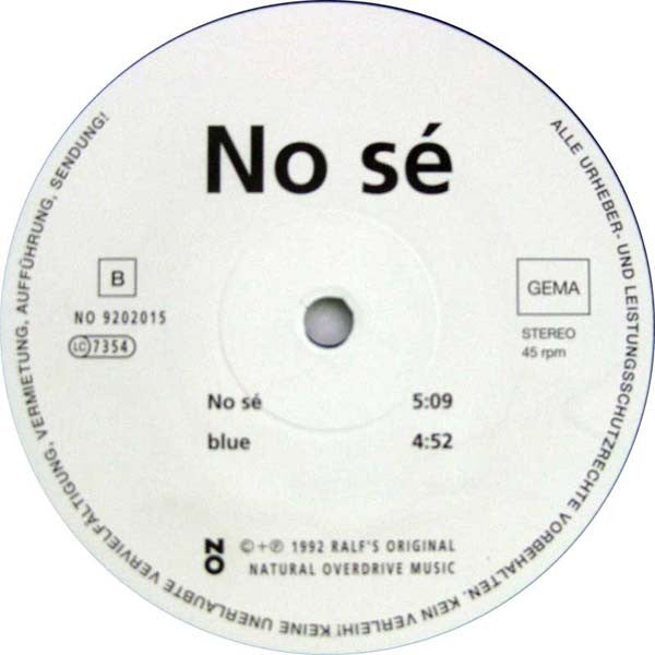 No Sé : Sechs Tage (12", EP)