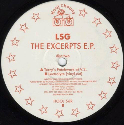 LSG* : The Excerpts E.P. (12", EP, Dis)