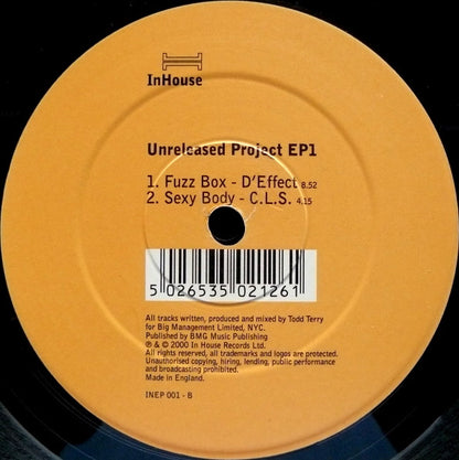 Various : Unreleased Project EP 1 (12")