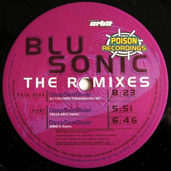 Blusonic : Deep Sea Diver (Remixes) (12")