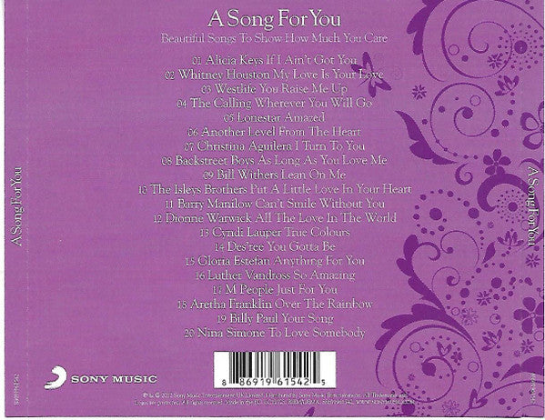 Various : A Song For You (CD, Comp)