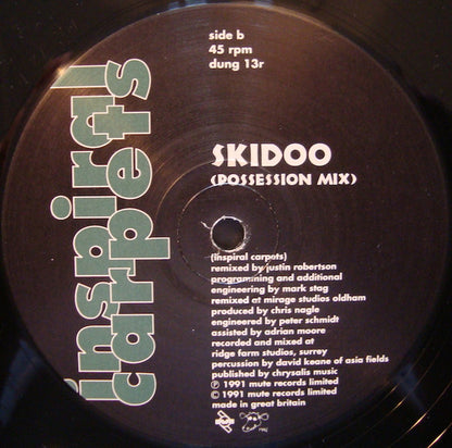 Inspiral Carpets : Caravan Remix (12", Single, Ltd, Num)