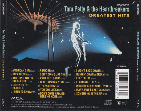 Tom Petty And The Heartbreakers : Greatest Hits (CD, Comp, RM, Son)