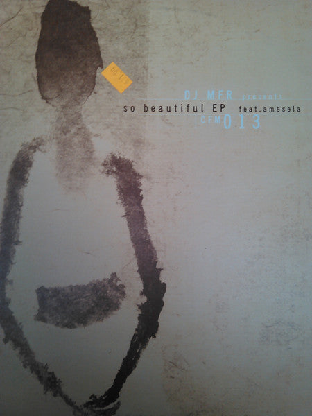 DJ MFR Featuring AmesEla : So Beautiful EP (12", EP)