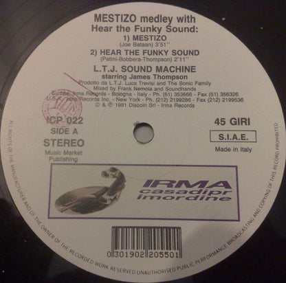 LTJ Sound Machine Featuring James Thompson (6) : Mestizo (12")