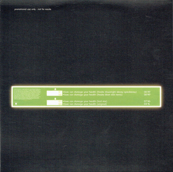 Télépopmusik : Love Can Damage Your Health (12", Promo)