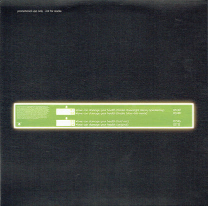 Télépopmusik : Love Can Damage Your Health (12", Promo)