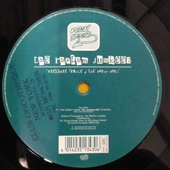 The Rhythm Junkeez : Pressure France (12")