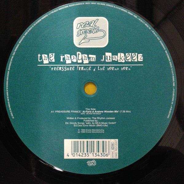 The Rhythm Junkeez : Pressure France (12")