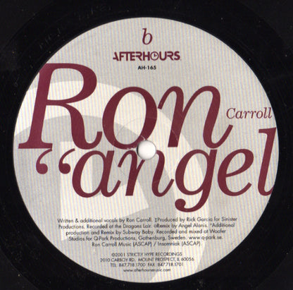 Ron Carroll : Angel (12")