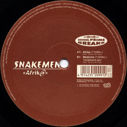 Snakemen : Afrika (12")