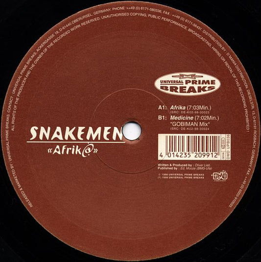 Snakemen : Afrika (12")