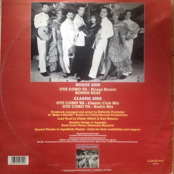 Cafe Latino : Oye Como Va (12")