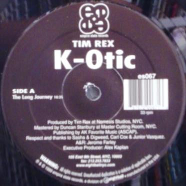 Tim Rex : K-Otic (12")