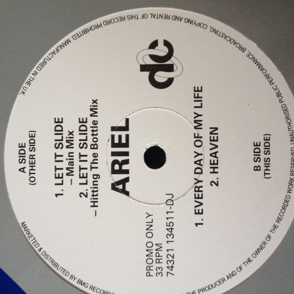 Ariel : Let It Slide (12", Promo)