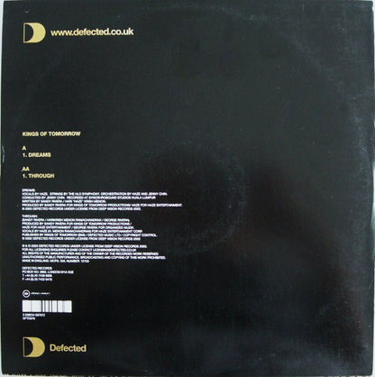 Kings Of Tomorrow : Dreams / Through (12")