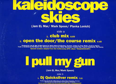 Jam & Spoon : Kaleidoscope Skies (12", Promo)