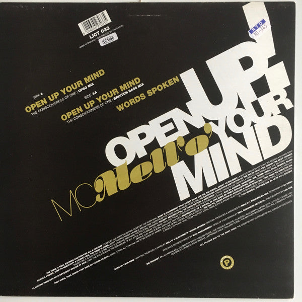 MC Mell'O' : Open Up Your Mind (12")