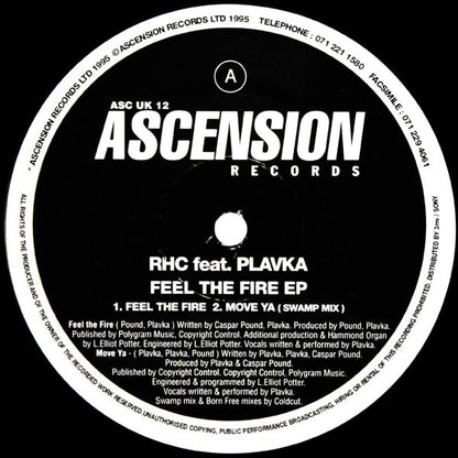 Rising High Collective Feat. Plavka : Feel The Fire EP (12", EP)