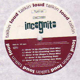 Incognito : Givin' It Up (12")