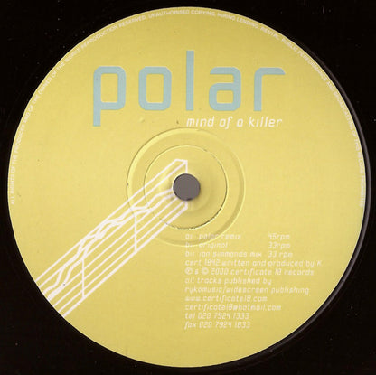 Polar : Mind Of A Killer (12")