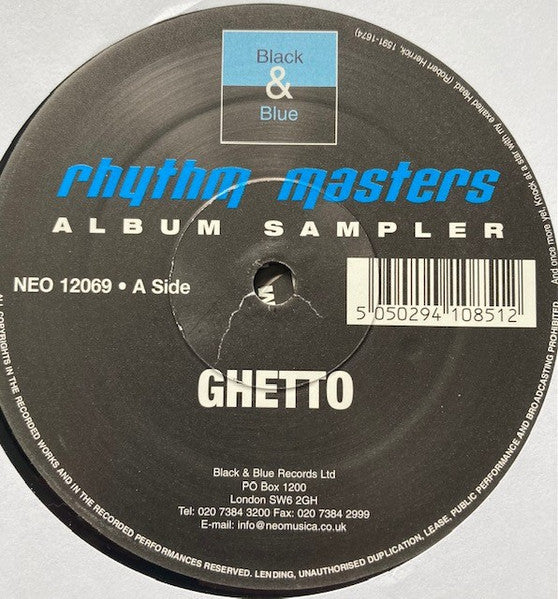 Rhythm Masters : Disconnect Your Head [Limited Edition Vinyl Sampler] (2x12", Ltd, Promo, Smplr)