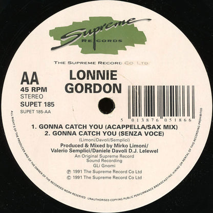 Lonnie Gordon : Gonna Catch You (12")