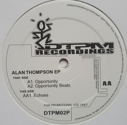 Alan Thompson : Alan Thompson EP (12", Promo)