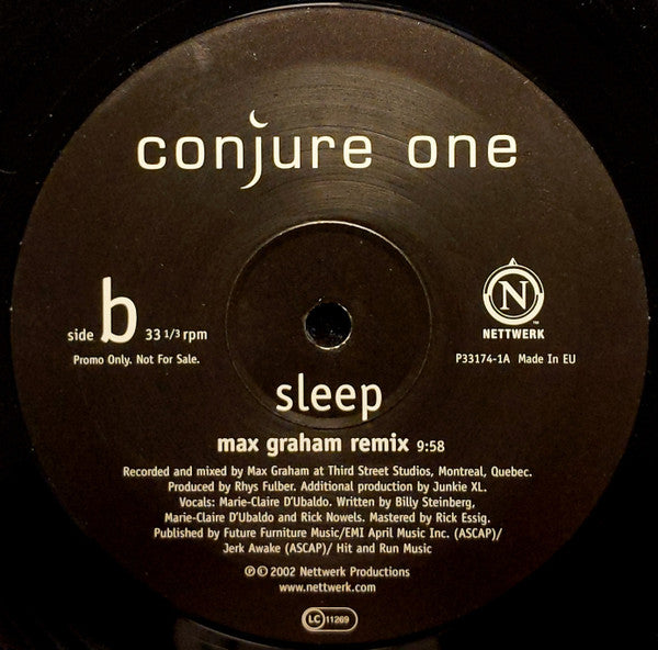 Conjure One : Sleep (12", Promo)